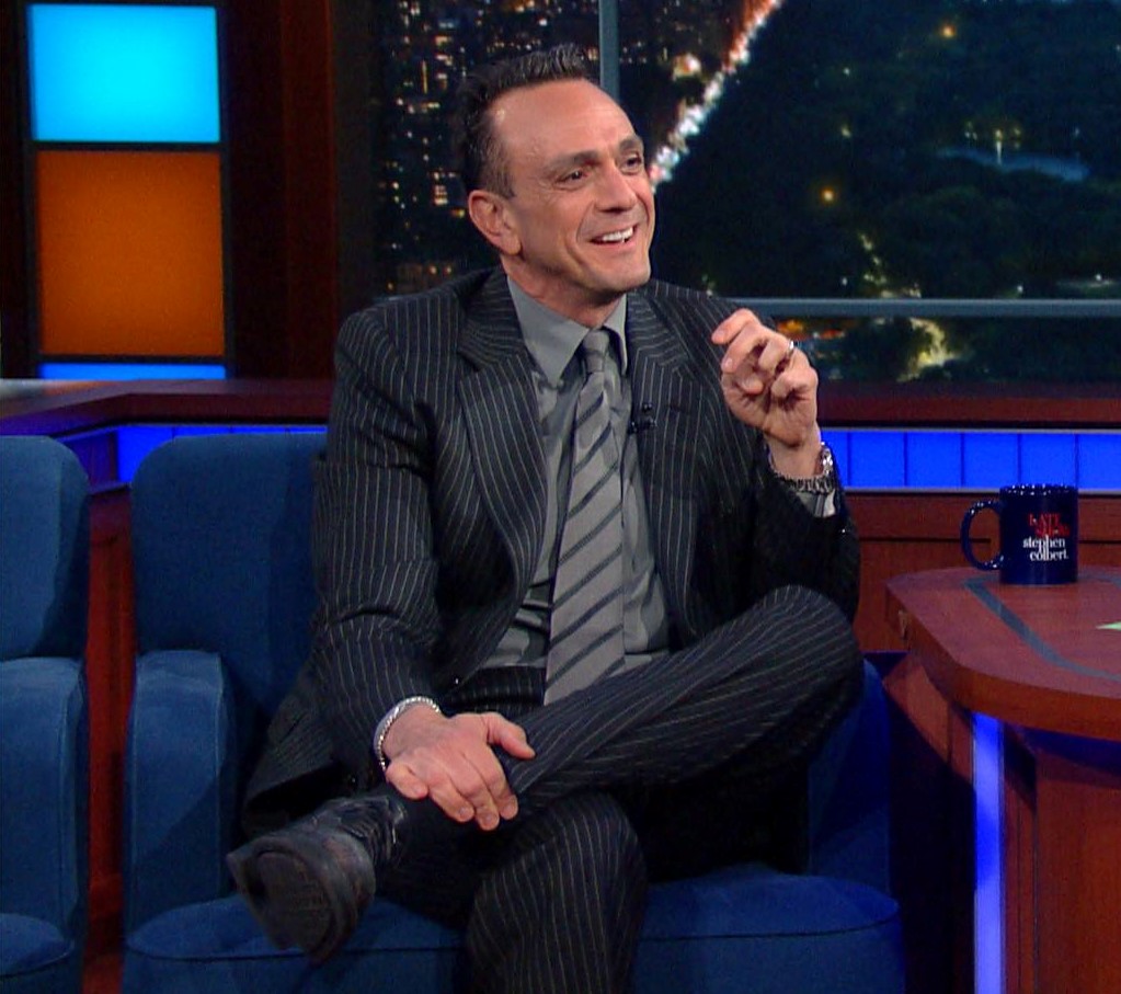 Hank Azaria attending the late night show with Colbert