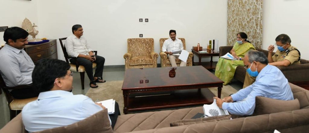 AP CM JAGAN AT TADEPALLI CAMP OFFICE