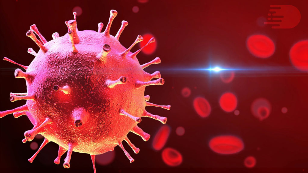 A graphical representation of the coronavirus