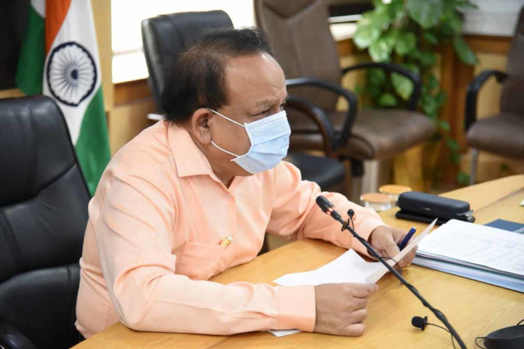 Indian Health Minister Doctor Harsh Vardhan