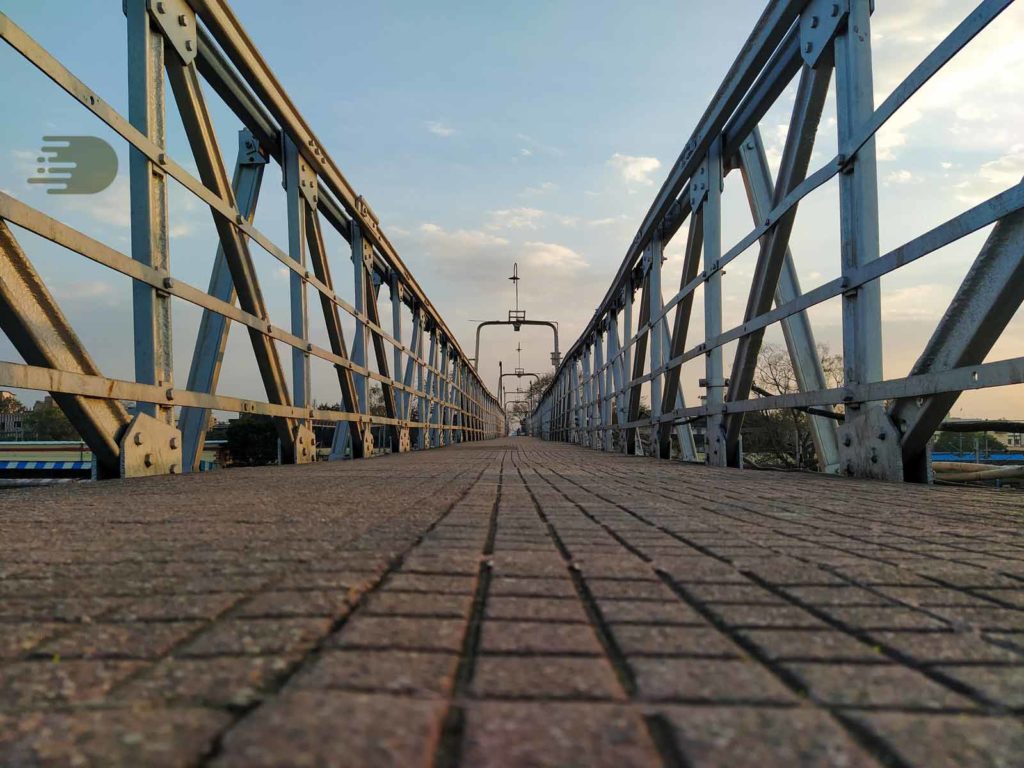 An Empty Bridge in Kolkata during coronavirus lockdown