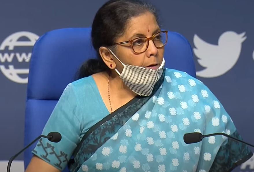 Finance Minister Nirmala Sitharaman on May 12