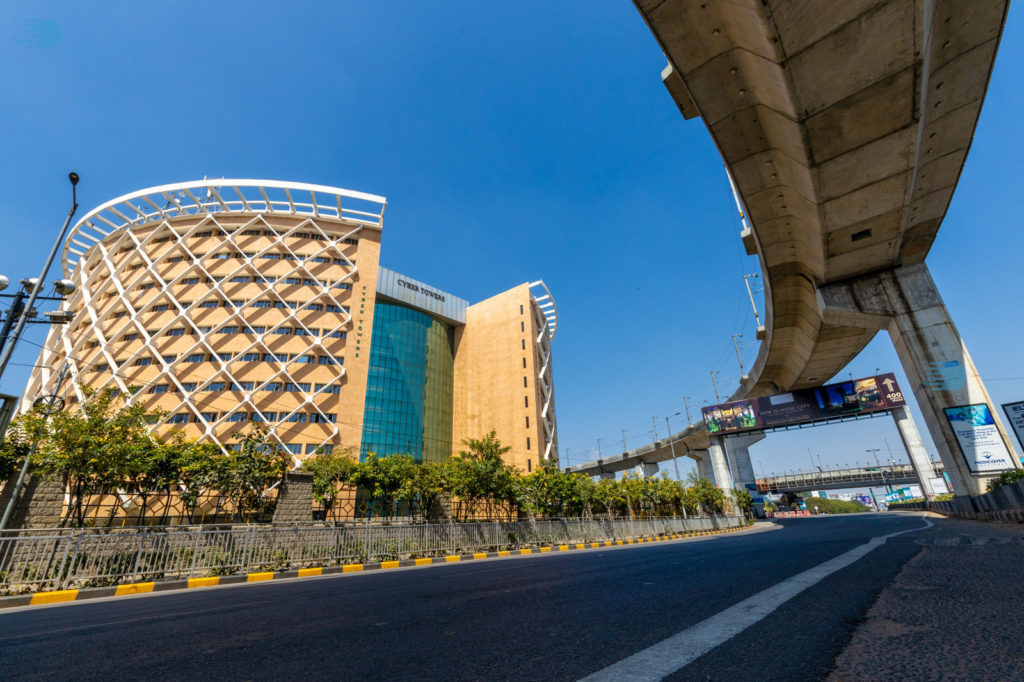 Cyber Towers building in Hyderabad