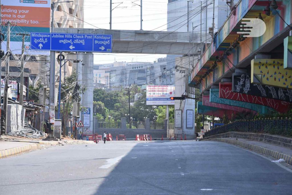 Hyderabad Jubilee Hills during lockdown