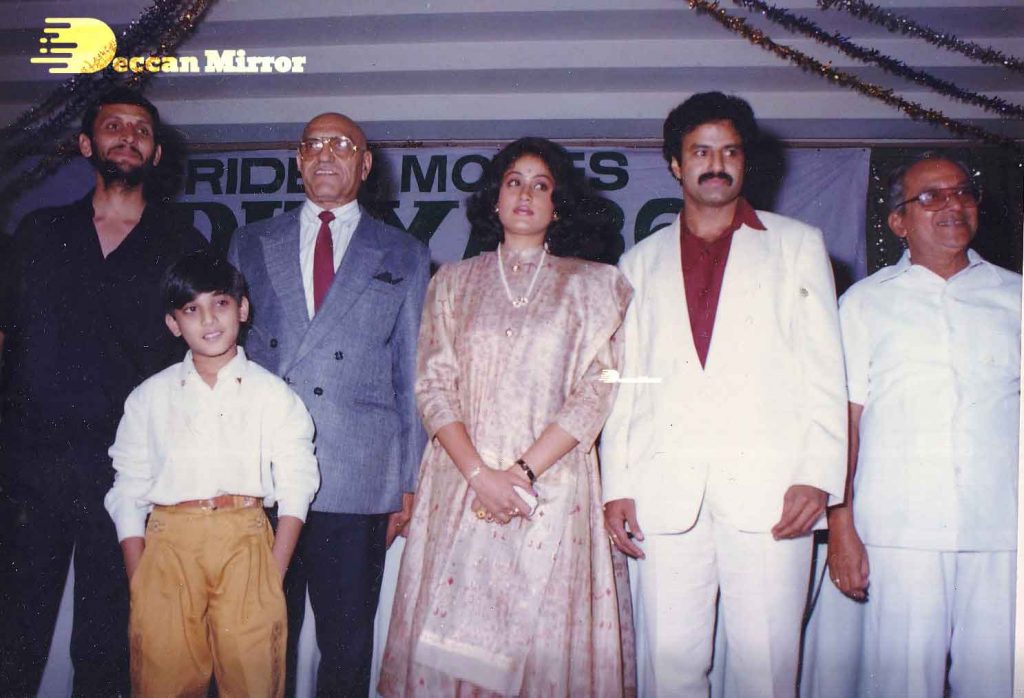 Sivalenka Krishna Prasad, Amrish Puri, Tarun, Vijayasanthi, Balakrishna and Singeetam Srinivasa Rao