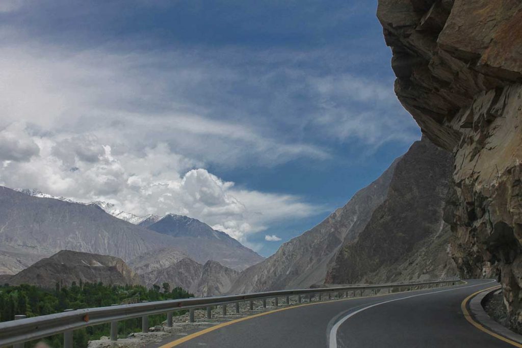 Karakoram Highway in Pakistan