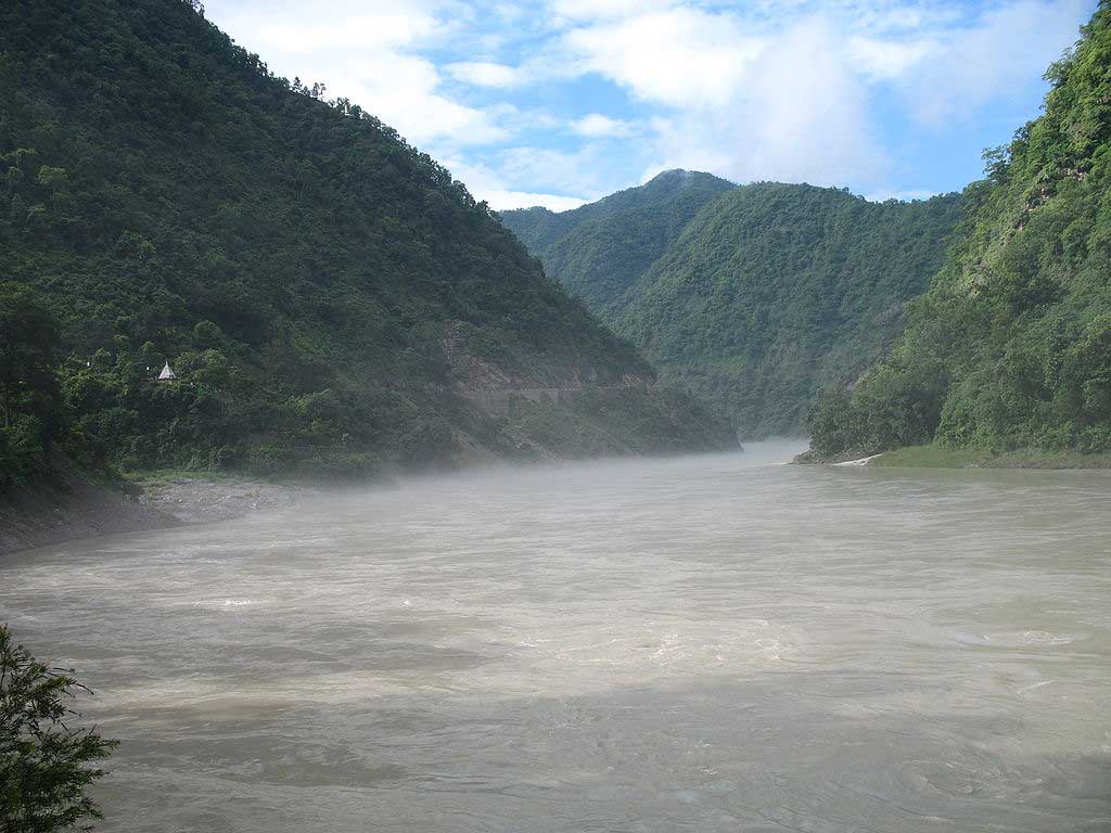 River Ganga at Kaudiyala