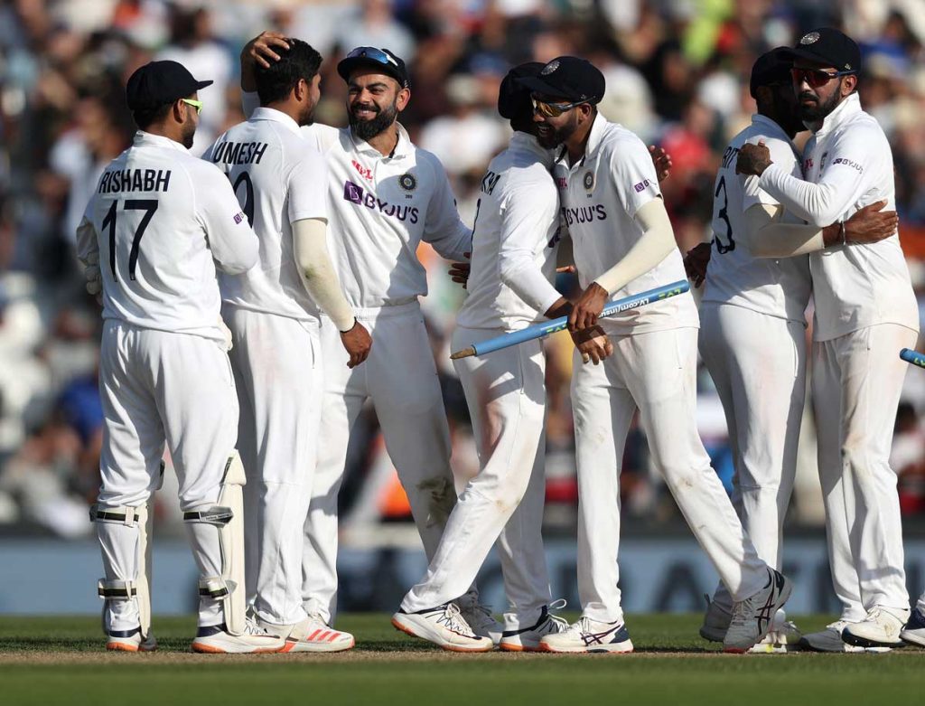 Team India wins against England at Oval Stadium