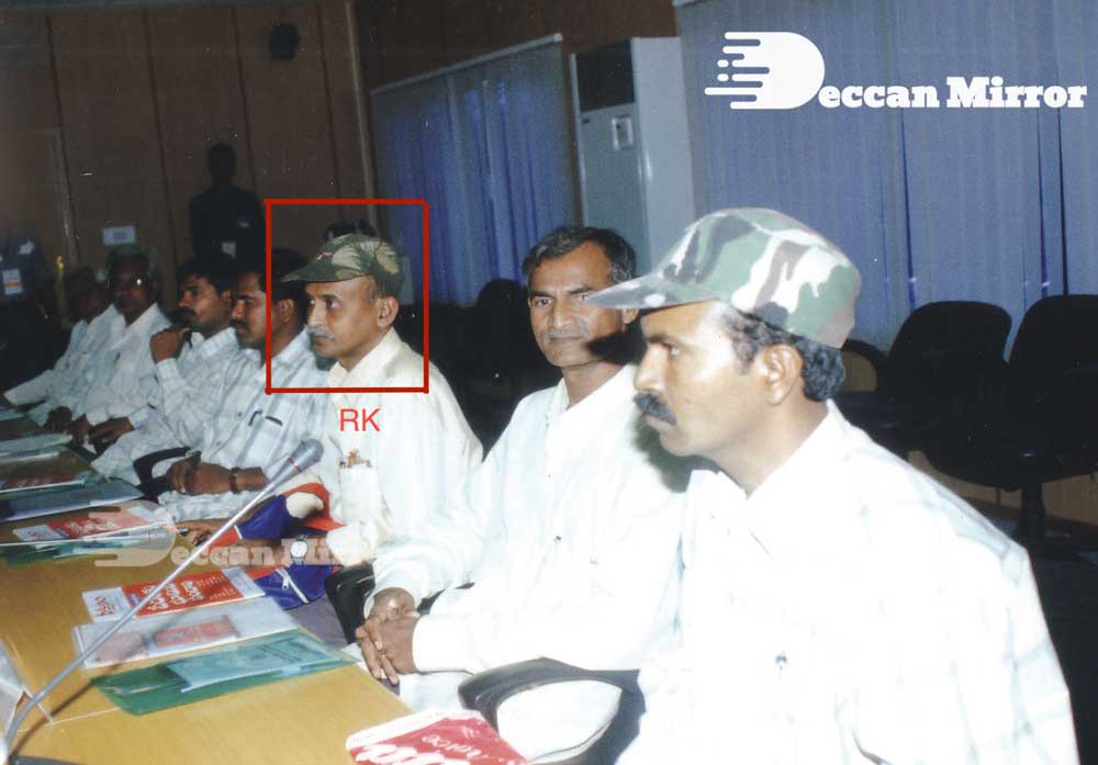 Maoist leader RK during the peace talks in 2004