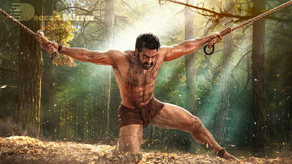 Jr NTR as Bheem in RRR movie