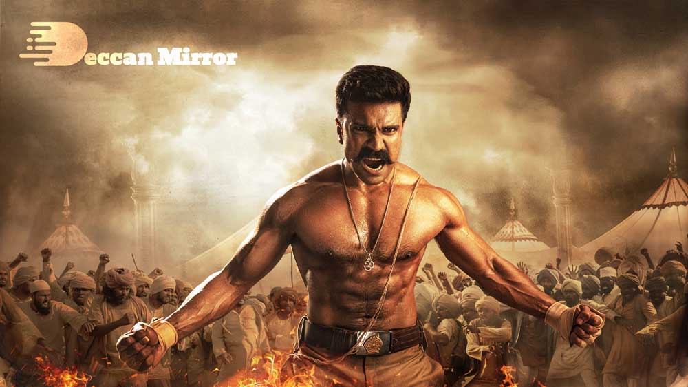 Ram Charan Teja as Alluri Sitarama Raju in RRR