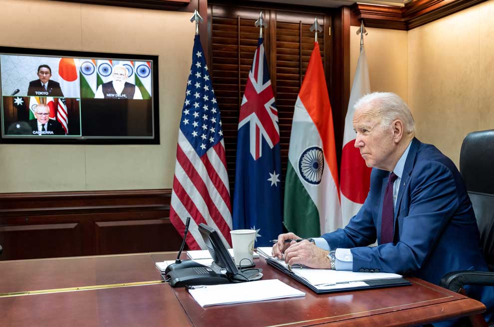 President-Biden-talking-to-QUAD-leaders