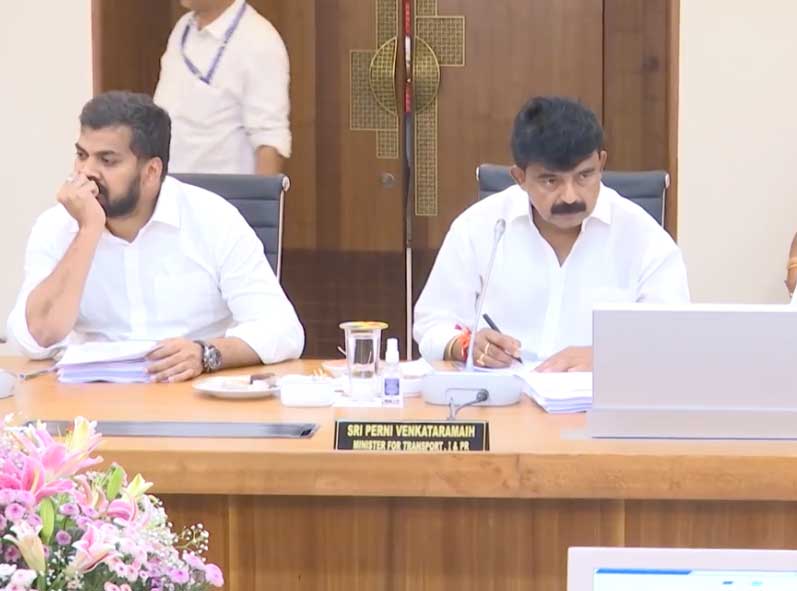 Ministers-Anil-and-Nani-during-AP-Cabinet-Meeting