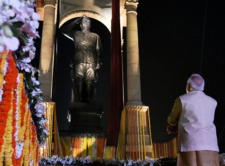 PM Modi inaugurates 'Kartavya Path,’ unveils Netaji’s statue