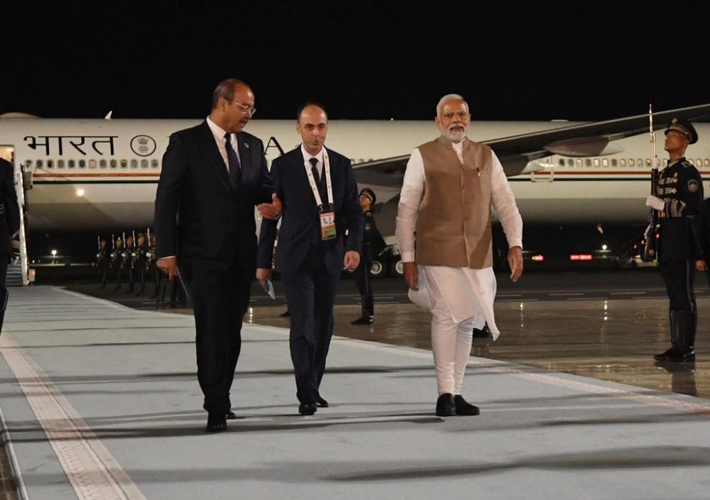 PM-Modi-lands-in-Samarkand