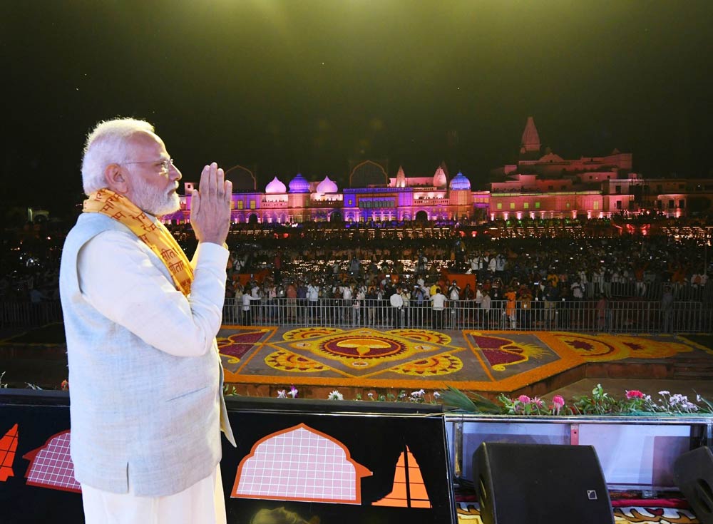 PM Narendra Modi participates in Deepotsav in Ayodhya