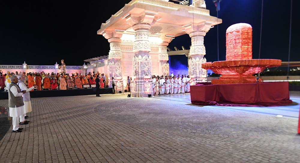 PM Modi views Nandi Dwar at Mahakal Lok Corridor