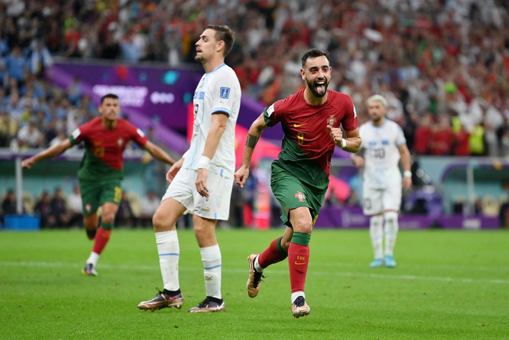 Bruno-Fernandes-after-hitting-a-goal-against-Uruguay