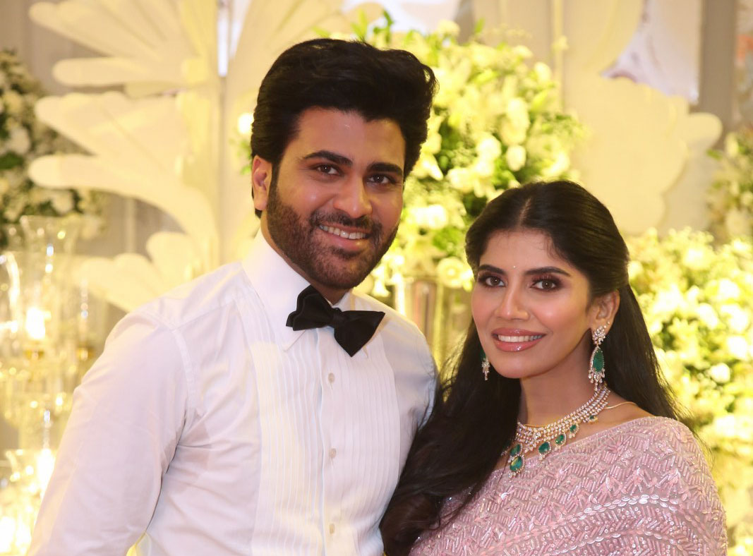 Sharwanand and Rakshita Reddy s Wedding Reception See Pics