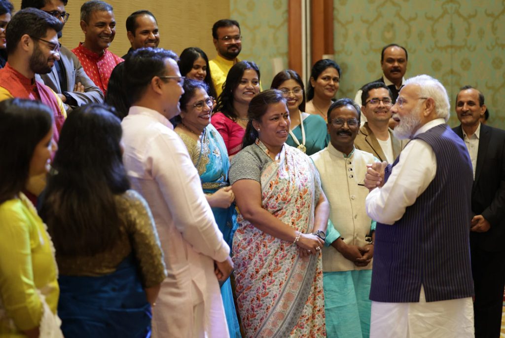 Prime Minister Modi interacted with the Indian community in Egypt