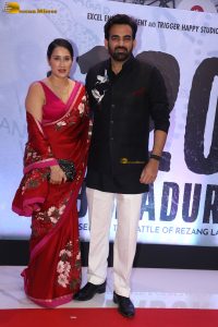 120 Bahadur Screening attended by Farhan Akhtar, Raashi Khanna, Kajol, Rekha, and others