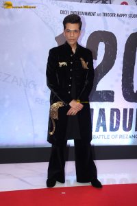 120 Bahadur Screening attended by Farhan Akhtar, Raashi Khanna, Kajol, Rekha, and others