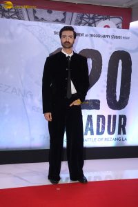 120 Bahadur Screening attended by Farhan Akhtar, Raashi Khanna, Kajol, Rekha, and others