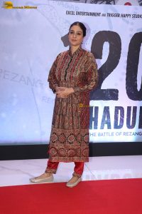 120 Bahadur Screening attended by Farhan Akhtar, Raashi Khanna, Kajol, Rekha, and others