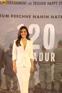 120 Bahadur Teaser Launch attended by Farhan Akhtar and Raashi Khanna