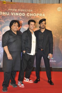 12th Fail Screening attended by Vikrant Massey, Medha Shankar, Raashi Khanna, and Vidhu Vinod Chopra