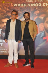 12th Fail Screening attended by Vikrant Massey, Medha Shankar, Raashi Khanna, and Vidhu Vinod Chopra