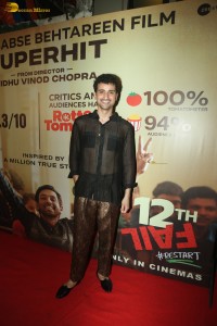 12th Fail Success Party attended by Vikrant Massey, Medha Shankar, and Vidhu Vinod Chopra