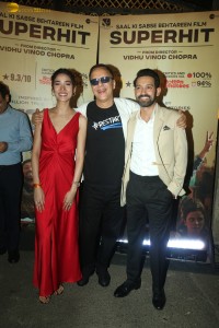 12th Fail Success Party attended by Vikrant Massey, Medha Shankar, and Vidhu Vinod Chopra