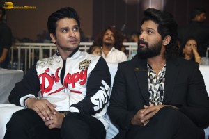 Pre-Release Function of 18 Pages attended by Nikhil Siddhartha, Anupama Parameswaran, Allu Aravind and Allu Arjun