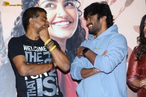 Actor Nikhil Siddhartha and producer allu aravind attend the trailer launch of the film 18 pages