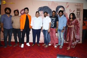 Actor Nikhil Siddhartha and producer allu aravind attend the trailer launch of the film 18 pages