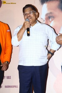 Actor Nikhil Siddhartha and producer allu aravind attend the trailer launch of the film 18 pages