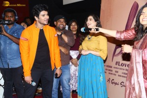 Actor Nikhil Siddhartha and producer allu aravind attend the trailer launch of the film 18 pages