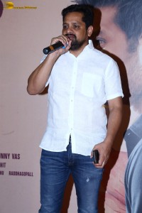 Actor Nikhil Siddhartha and producer allu aravind attend the trailer launch of the film 18 pages