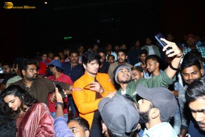 Actor Nikhil Siddhartha and producer allu aravind attend the trailer launch of the film 18 pages