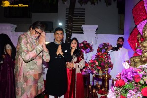 Bollywood Superstars Amitabh Bachchan, Akshay Kumar and Hrithik Roshan attend Anand Pandit's Diwali Party
