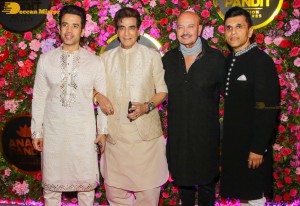 Bollywood Superstars Amitabh Bachchan, Akshay Kumar and Hrithik Roshan attend Anand Pandit's Diwali Party