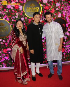 Bollywood Superstars Amitabh Bachchan, Akshay Kumar and Hrithik Roshan attend Anand Pandit's Diwali Party