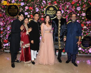 Bollywood Superstars Amitabh Bachchan, Akshay Kumar and Hrithik Roshan attend Anand Pandit's Diwali Party
