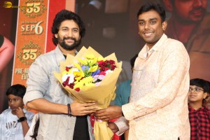 35 Chinna Katha Kaadu Pre-Release Function attended by Priyadarshi Pulikonda, Nivetha Thomas, Rana Daggubati, Nani, Mangli, and others