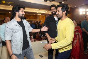 35 Chinna Katha Kaadu Pre-Release Function attended by Priyadarshi Pulikonda, Nivetha Thomas, Rana Daggubati, Nani, Mangli, and others