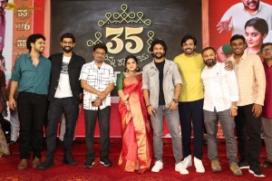 35 Chinna Katha Kaadu Pre-Release Function attended by Priyadarshi Pulikonda, Nivetha Thomas, Rana Daggubati, Nani, Mangli, and others