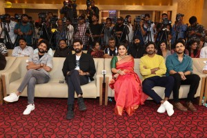 35 Chinna Katha Kaadu Pre-Release Function attended by Priyadarshi Pulikonda, Nivetha Thomas, Rana Daggubati, Nani, Mangli, and others