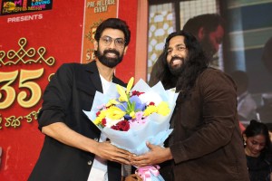 35 Chinna Katha Kaadu Pre-Release Function attended by Priyadarshi Pulikonda, Nivetha Thomas, Rana Daggubati, Nani, Mangli, and others