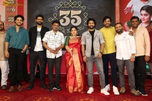 35 Chinna Katha Kaadu Pre-Release Function attended by Priyadarshi Pulikonda, Nivetha Thomas, Rana Daggubati, Nani, Mangli, and others